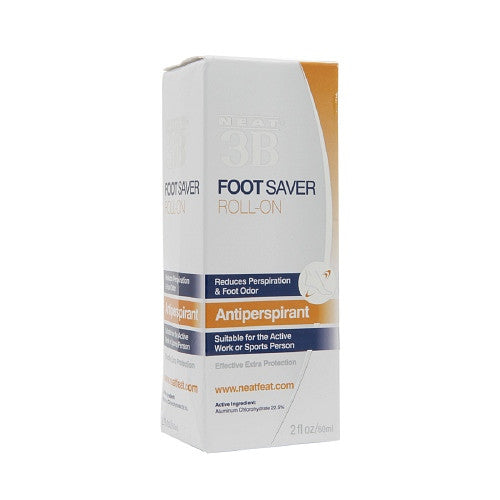 Neat 3B Foot Saver Roll-On, Anti-Perspirant - 2 Oz